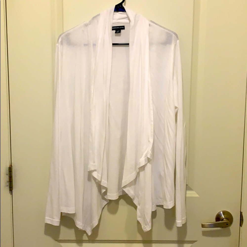 White cardigan